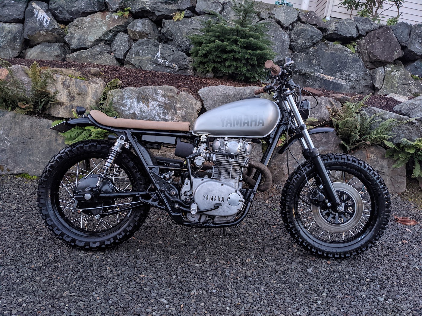 XS650 scrambler build
